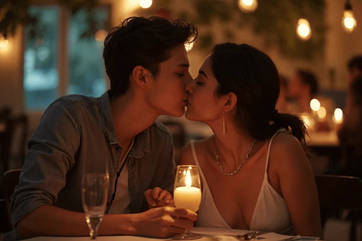 mowa ciała randka sygnały pocałunek