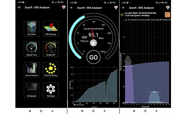 aplikacje do analizy wifi na r&oacute;żnych platformach