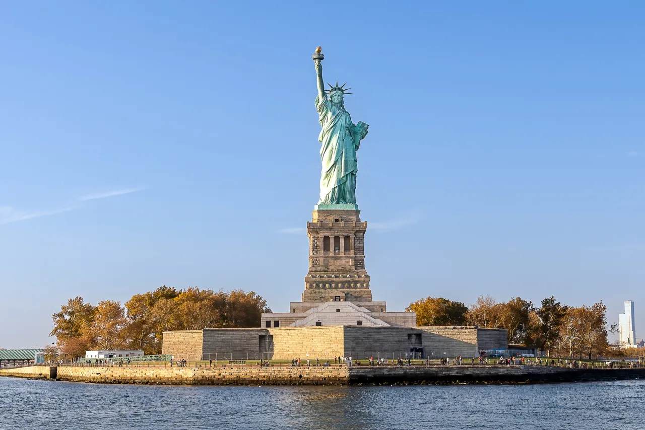 Statua Wolności i Manhattan
