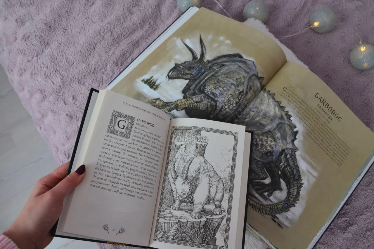 Fantastyczne zwierzęta i jak je znaleźć ilustrowane wydanie