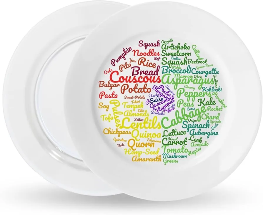 talerz zdrowej diety wegańskiej