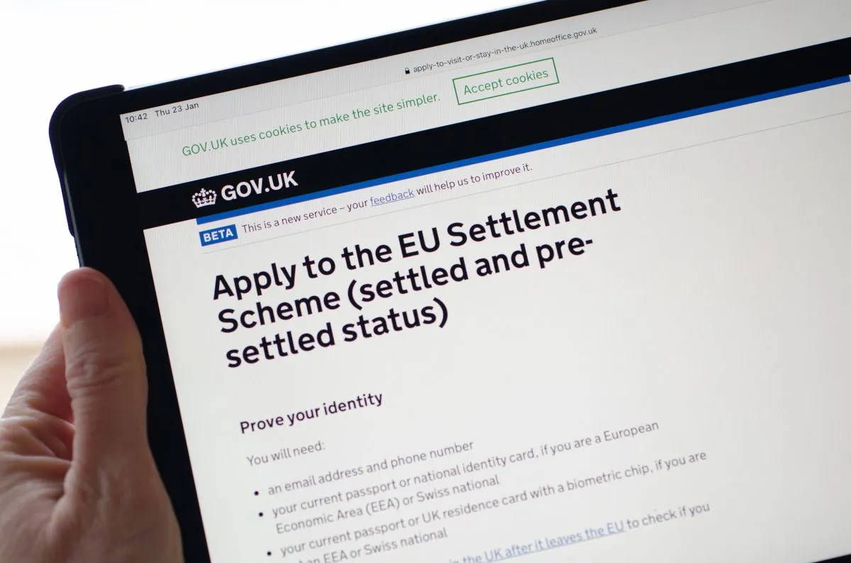 dokument settled status uk