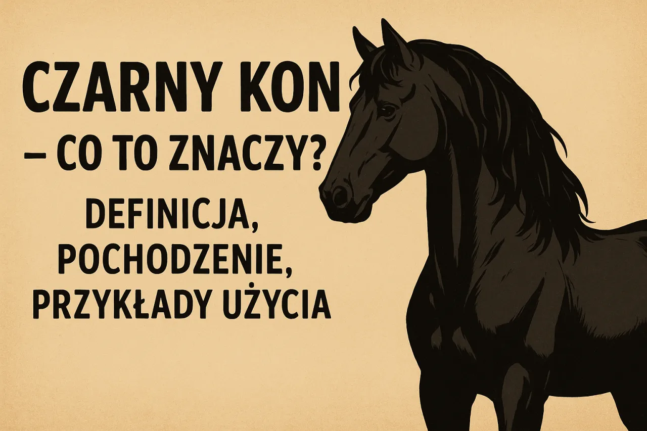 czarny koń frazeologizm definicja