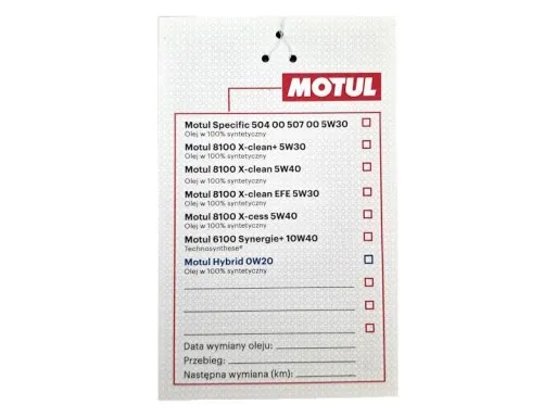 Motul 8100 X-clean+ 5W30 specyfikacja techniczna