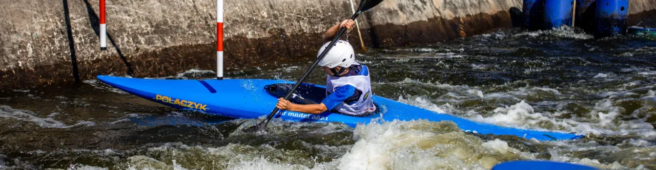 kajakarstwo górskie slalom tor bramki