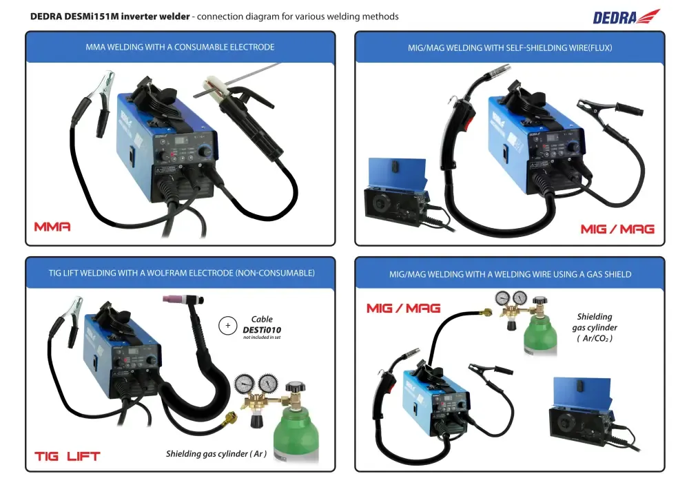 spawarka elektrodowa inwertorowa podłączona
