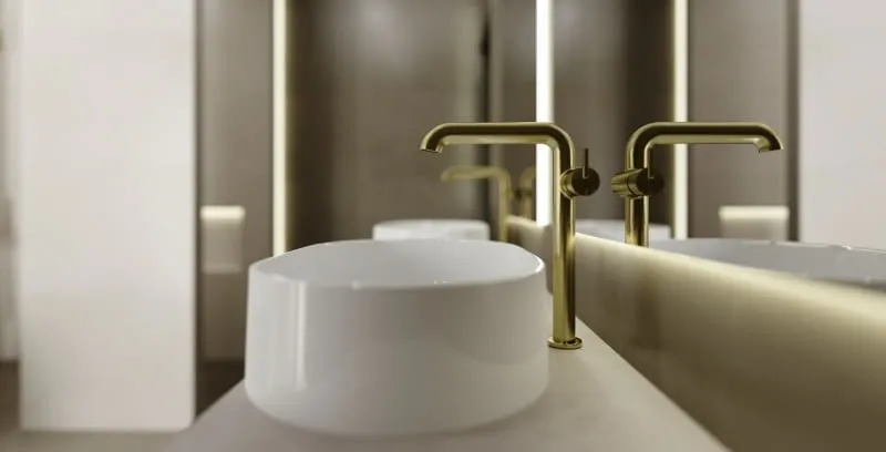 r&oacute;żne rodzaje armatury łazienkowej