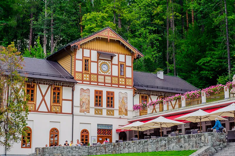 Szczawnica deptak pijalnia wód Palenica