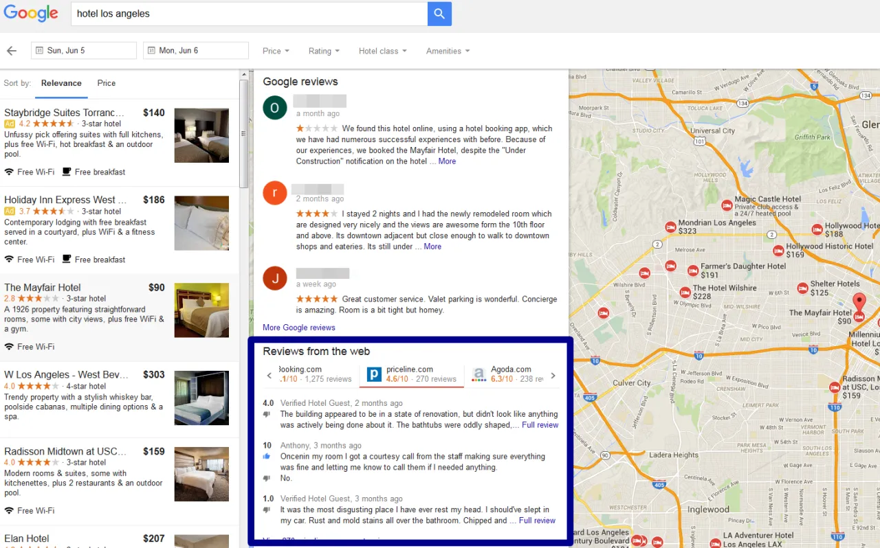 google street view weryfikacja adresu noclegu