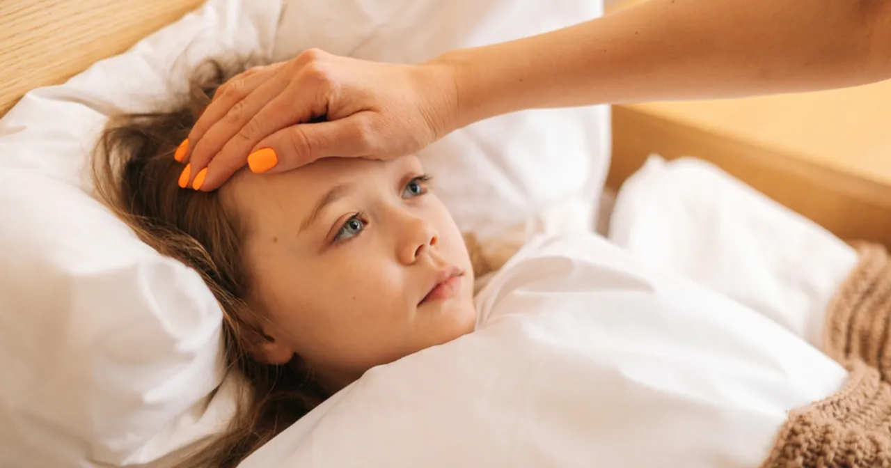 Dziecko z gorączką w domu