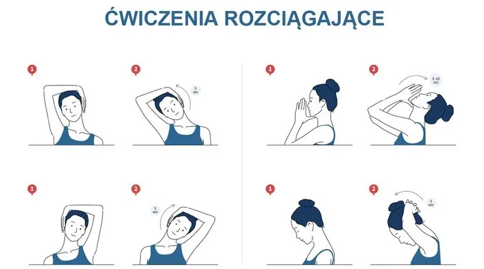 ćwiczenia na kręgosłup szyjny bezpieczne instrukcje