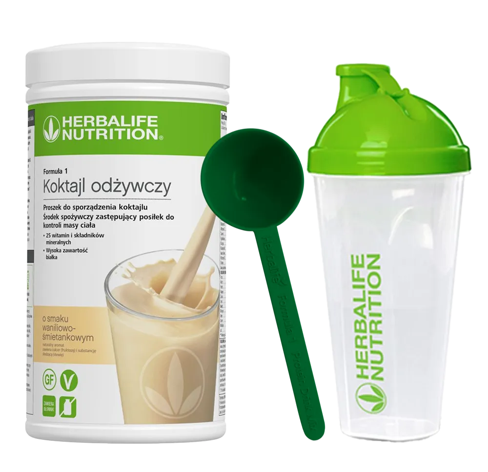przygotowanie koktajlu Herbalife shaker