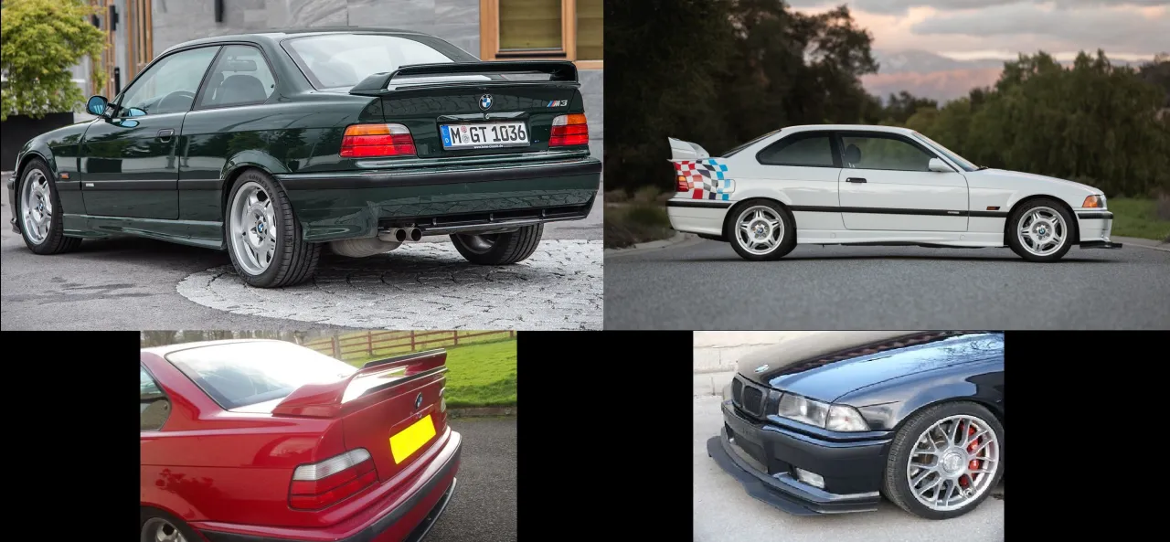 BMW E36 spoilery GT-Class M-Pakiet LTW por&oacute;wnanie