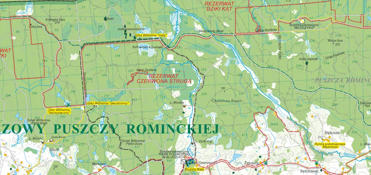romantyczne miejsca w Polsce mapa różnorodność krajobrazów