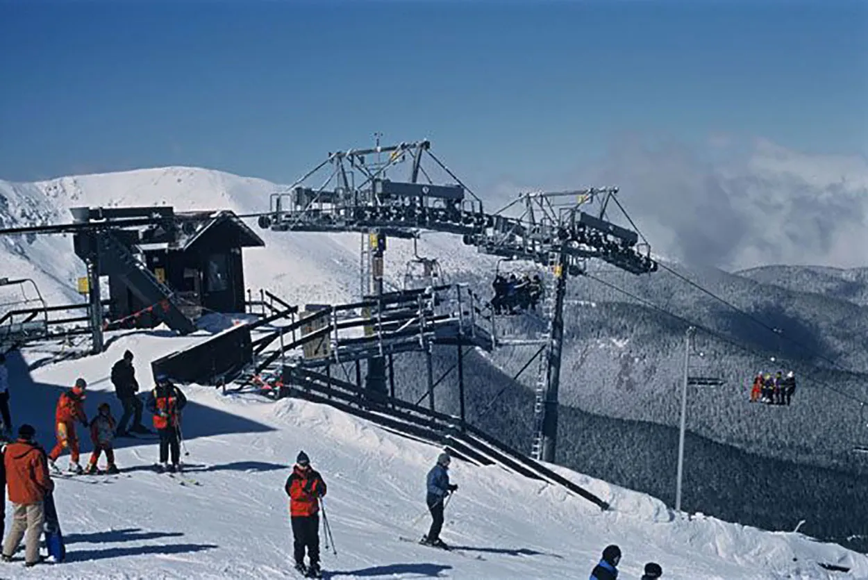 Rodzina na nartach Białka Tatrzańska