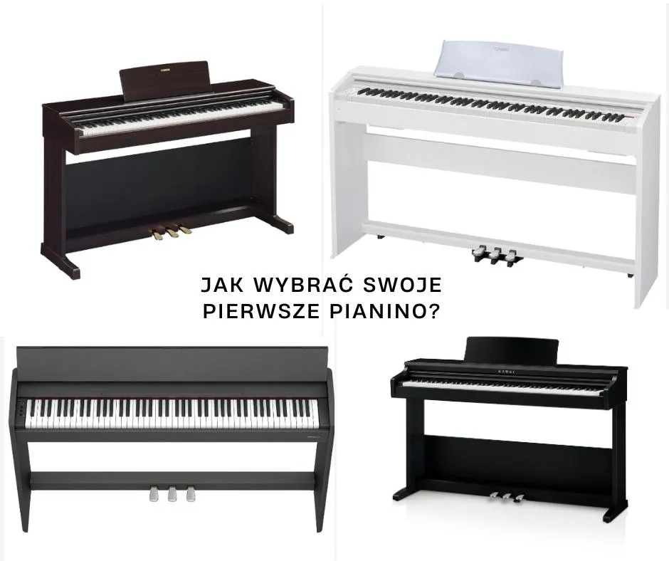 różne typy pianin cyfrowych