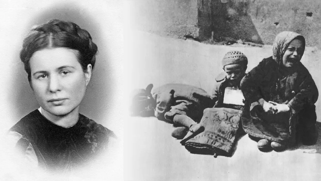 Irena Sendlerowa ratująca dzieci z getta