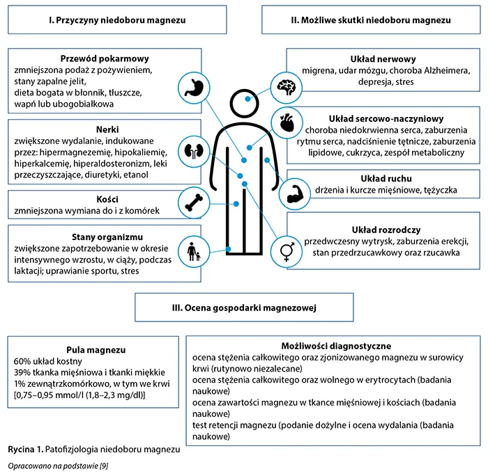 Objawy neurologiczne niedoboru magnezu