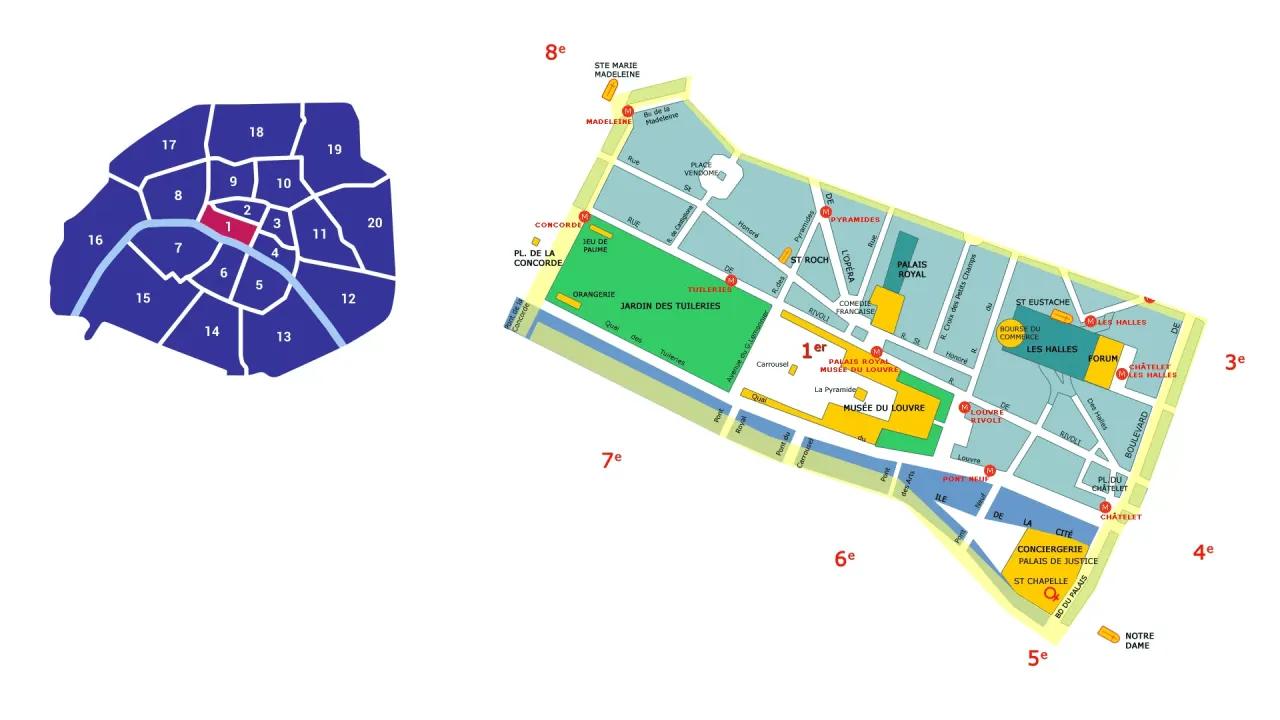 Widok na Bazylikę Sacr&eacute;-C&oelig;ur na Montmartre w Paryżu