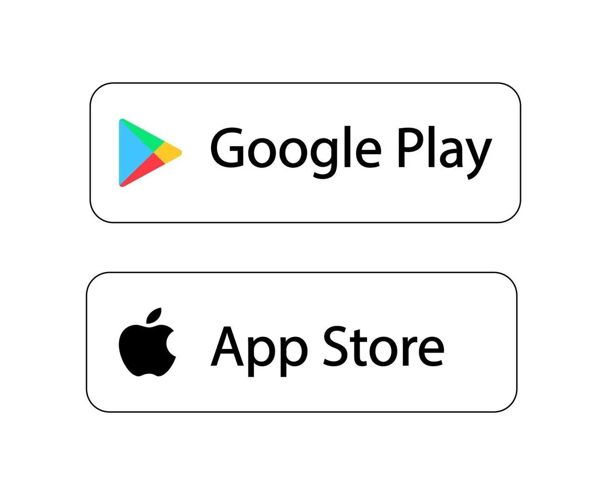 Ikona Google Play Store i App Store