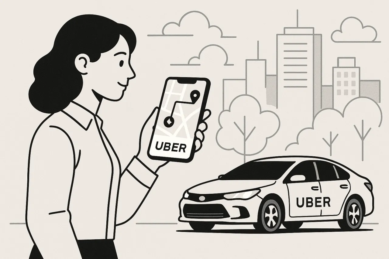 Uber Driver app interface overview