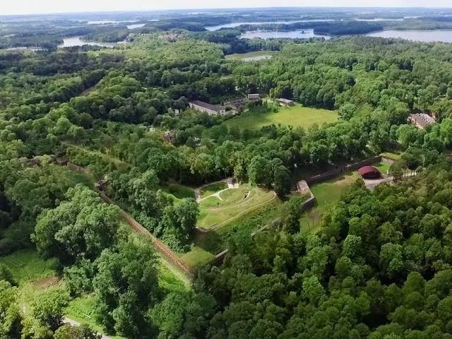 Twierdza Boyen z lotu ptaka