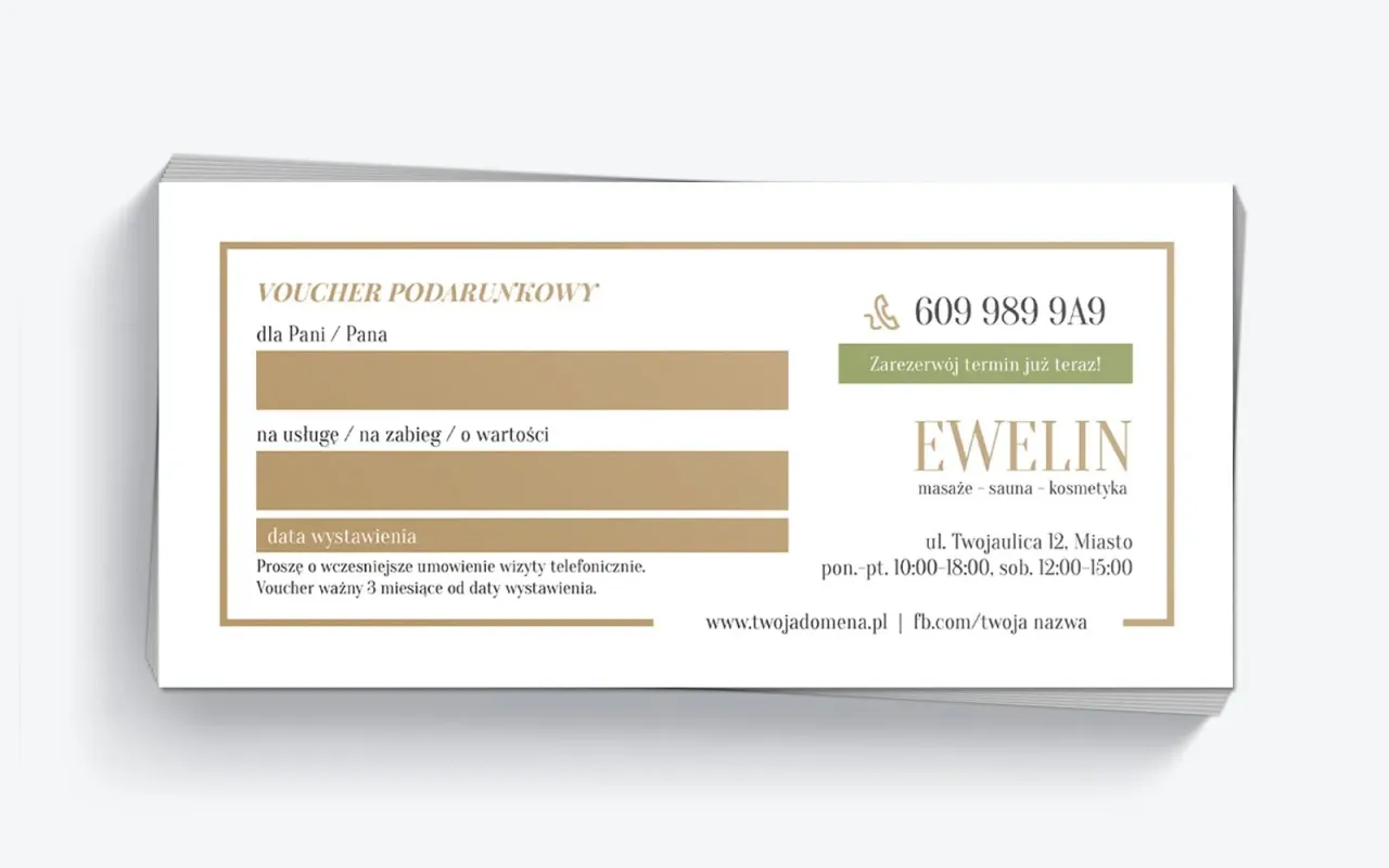 Voucher do SPA jako prezent