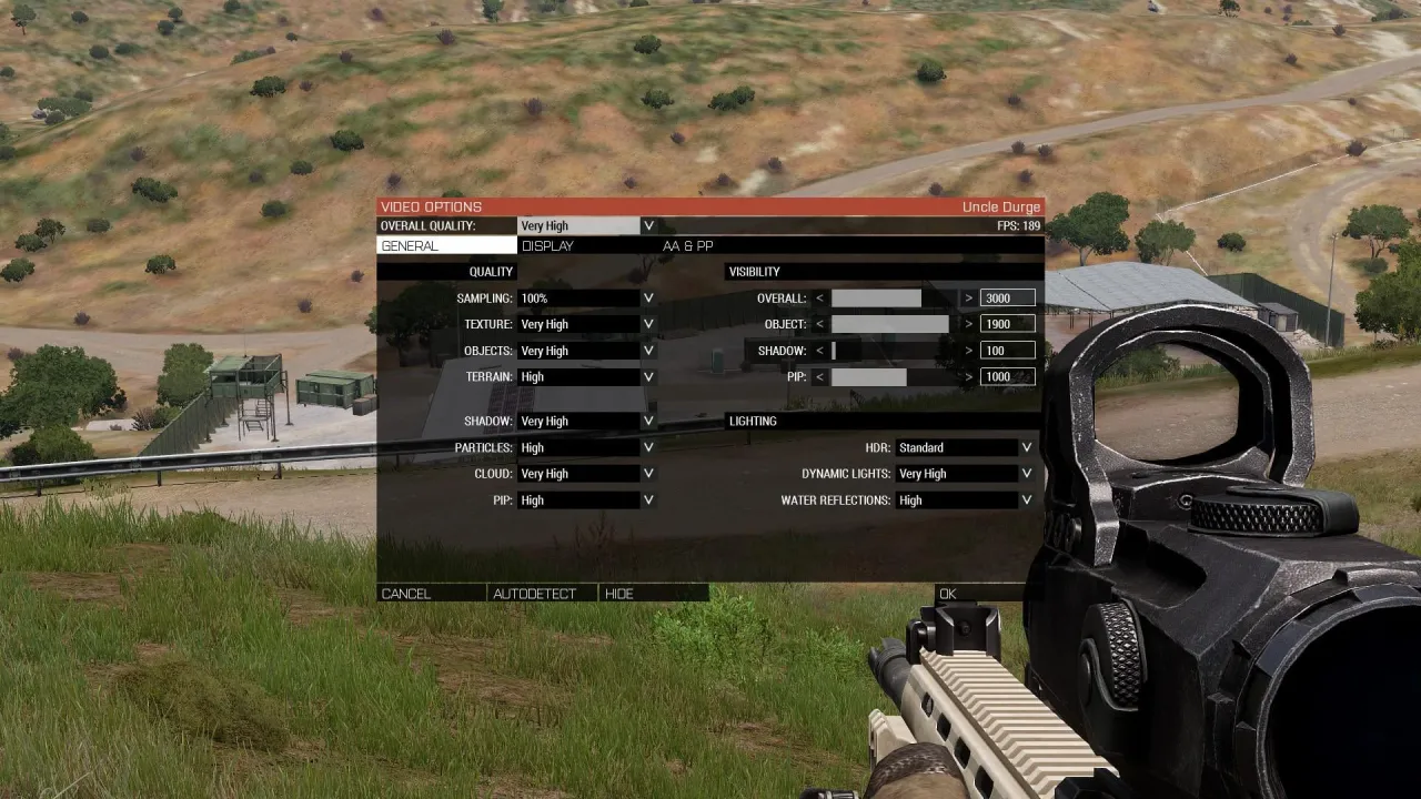 Arma 3 60 FPS ustawienia