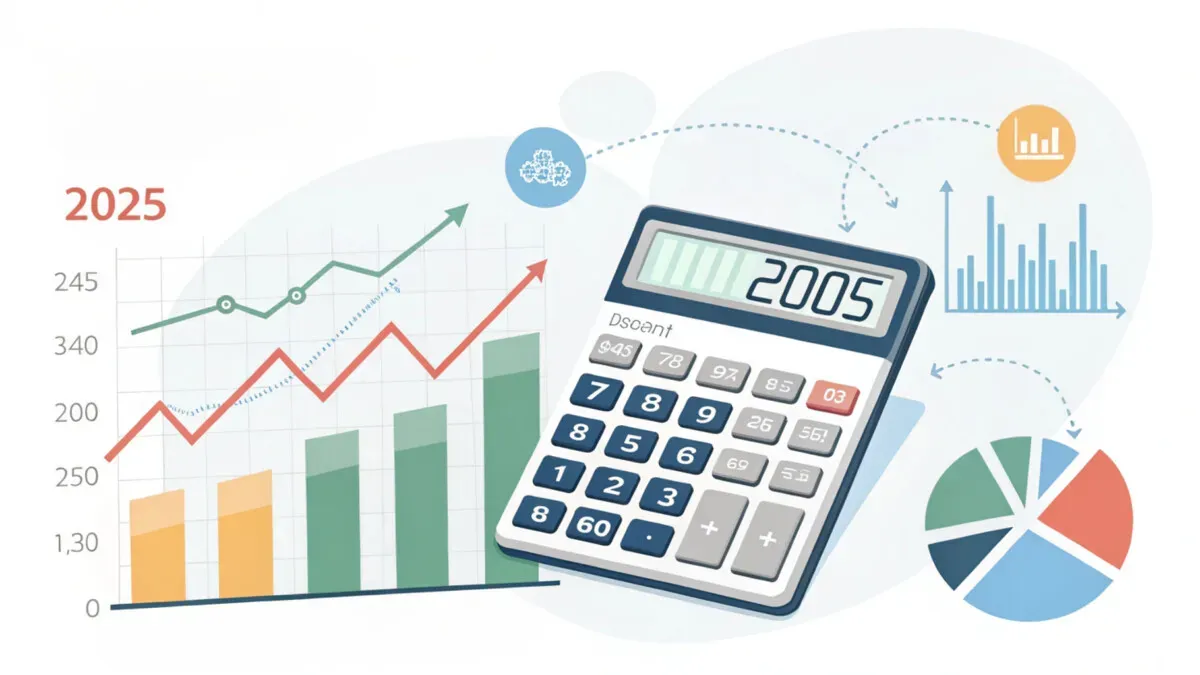 wykres finansowy, kalkulator, pieniądze, składki ZUS