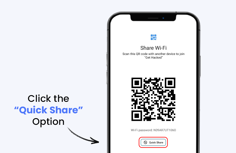 telefon android ustawienia wifi kod qr