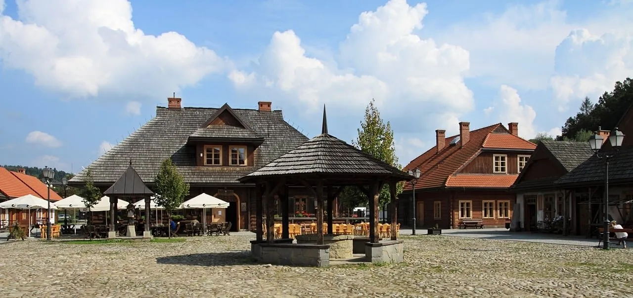 Miasteczko Galicyjskie rynek Nowy Sącz
