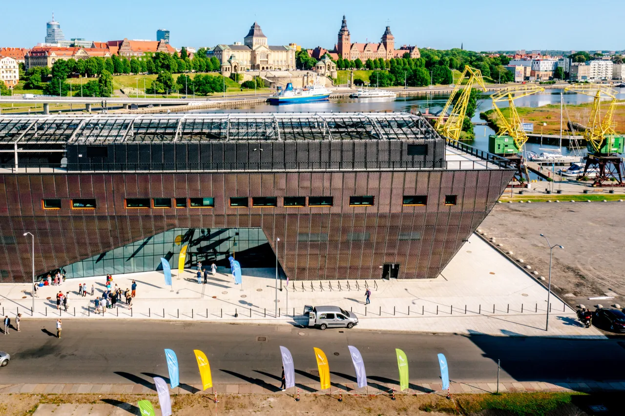 Morskie Centrum Nauki Szczecin architektura