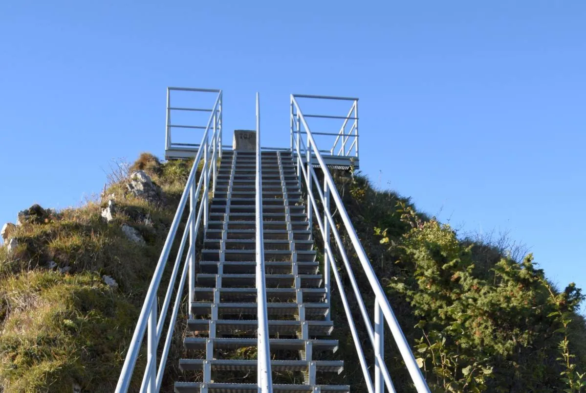 Platforma widokowa Trzy Korony schody