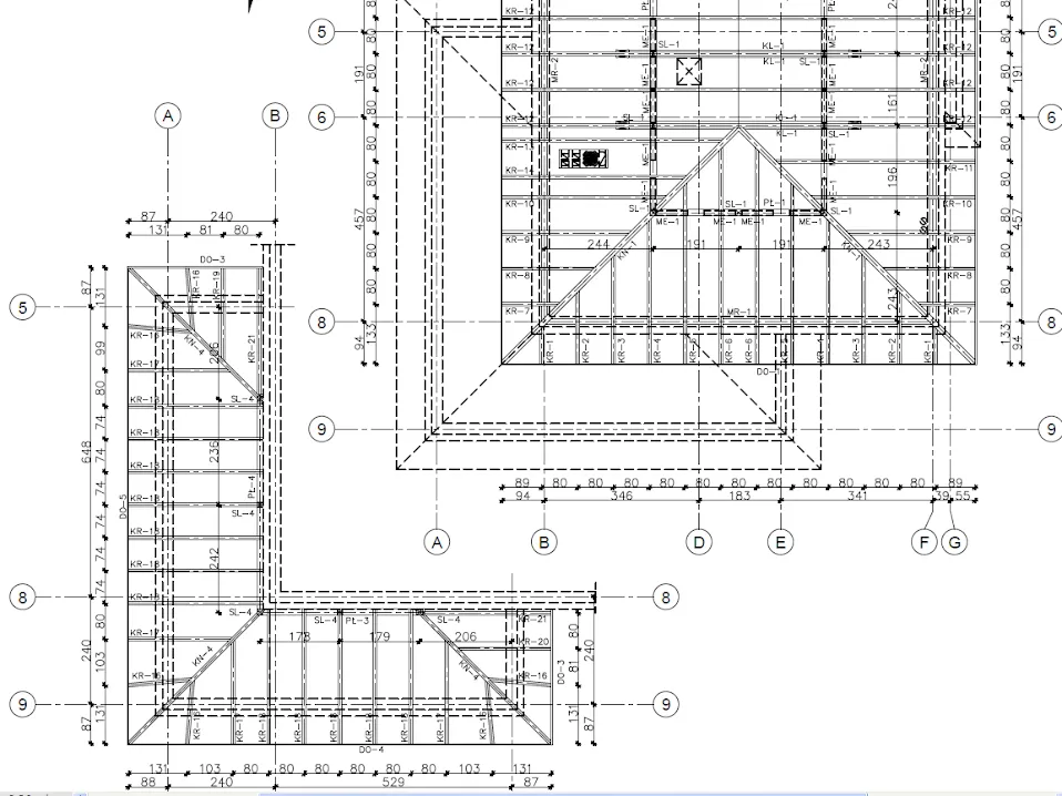 rozstaw szpilek murłaty schemat