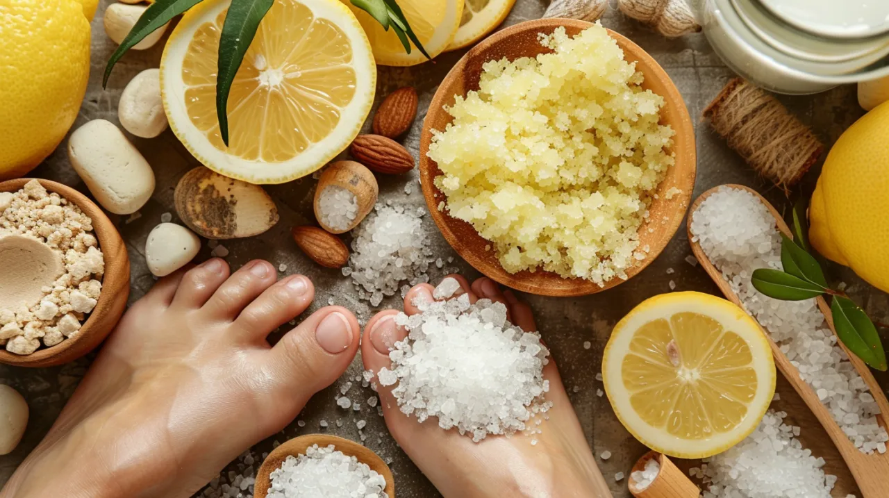 Zdjęcie Peeling stóp: Jak pozbyć się zrogowaciałego naskórka? Metody