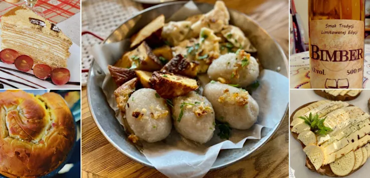 Podlaskie dania regionalne babka kartacze marcinek