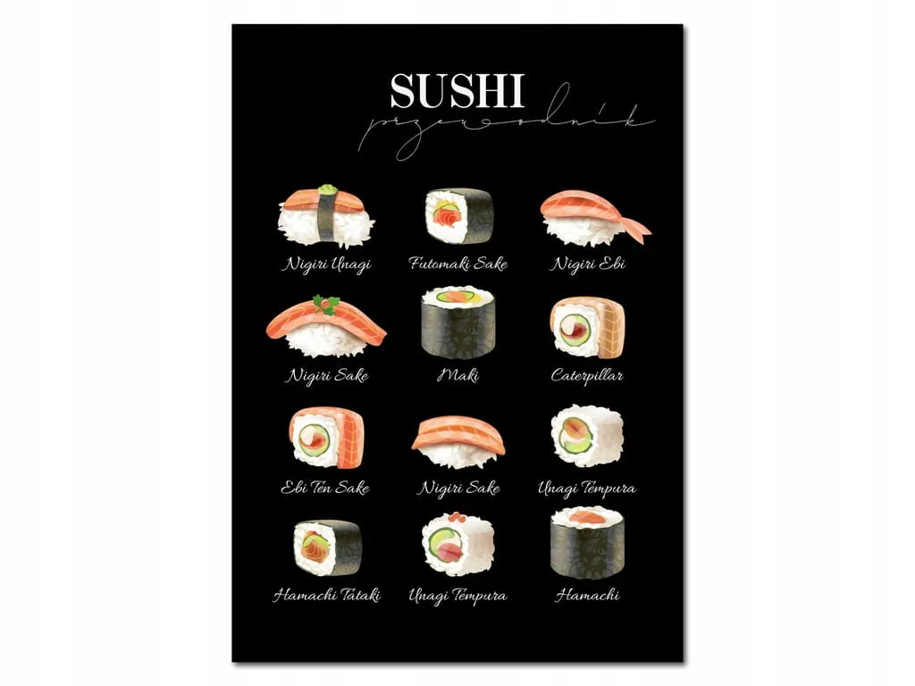 Tabela kaloryczności sushi rodzaje