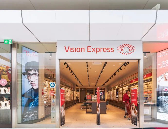 strona internetowa Vision Express wyszukiwarka salonów