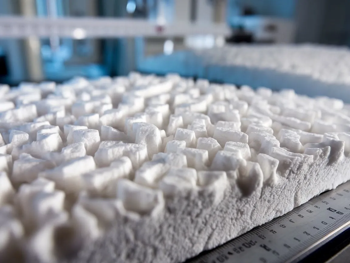 przekrój styropianu XPS mikroskop