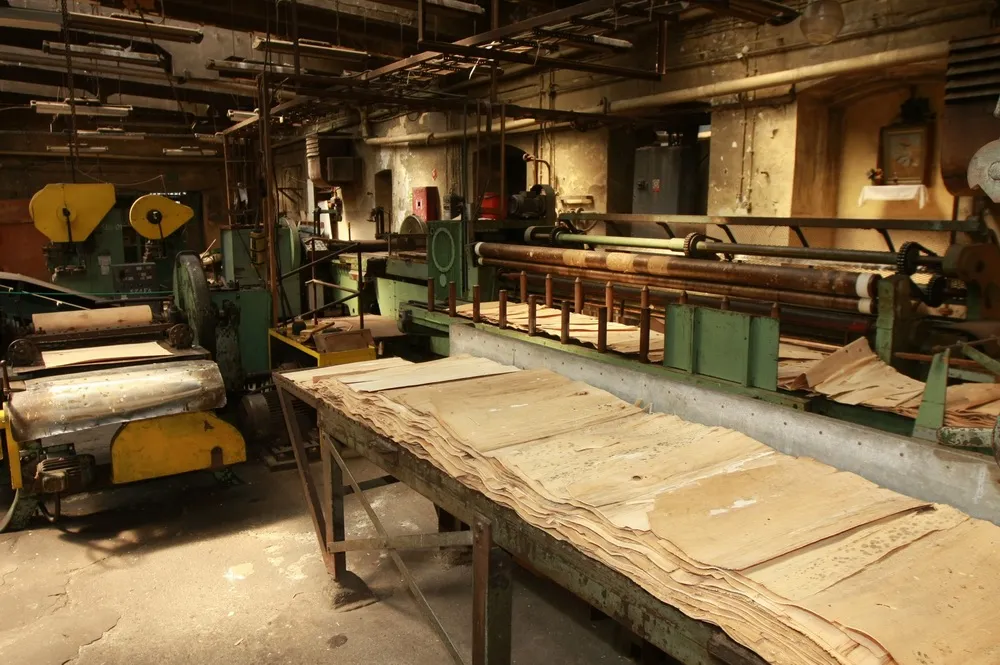 Muzeum Produkcji Zapałek Częstochowa wnętrze