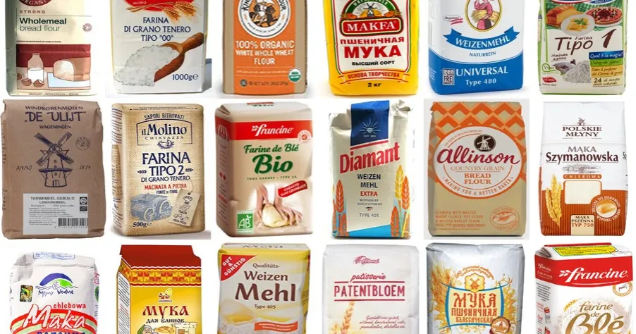 rodzaje mąki pszennej typ 450 500 550