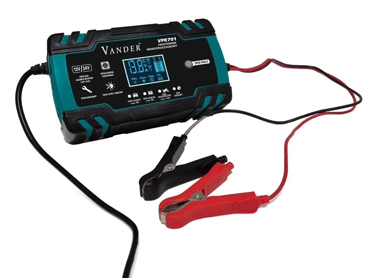 prostownik mikroprocesorowy 12V 24V