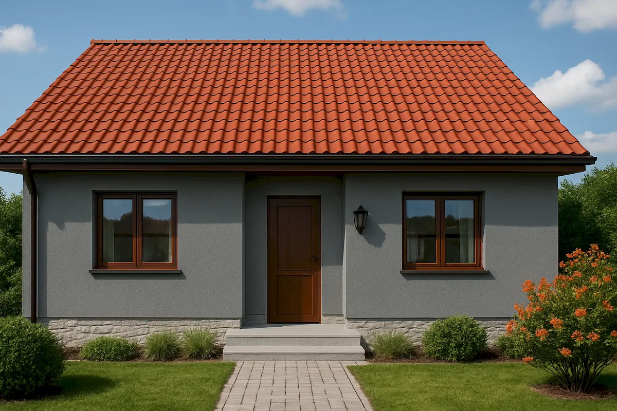 Błędy w doborze elewacji do wiśniowego dachu