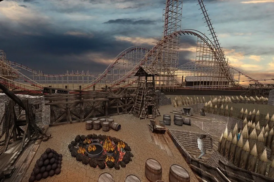 Smoczy Gród Energylandia Zadra