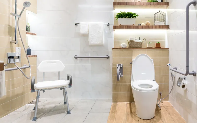 udogodnienia w łazience dla niepełnosprawnych