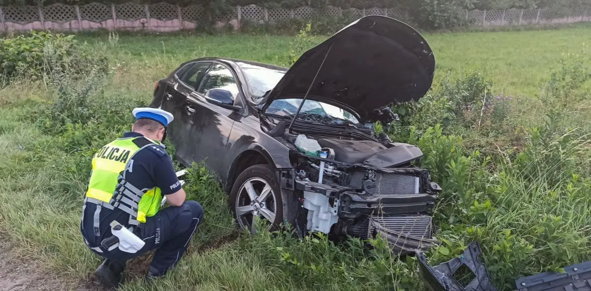 pijany kierowca kolizja