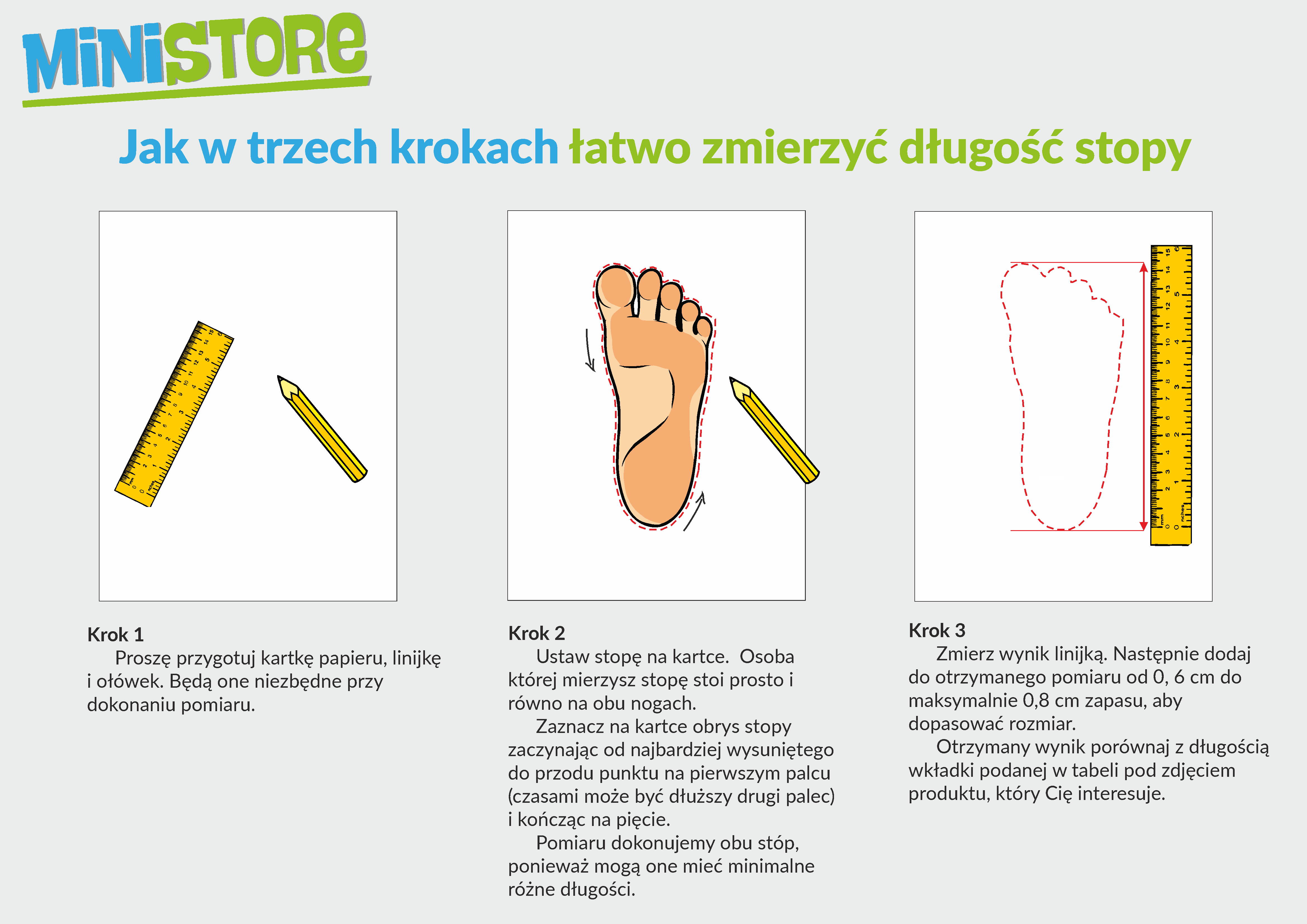 Jak zmierzyć stopę dziecka do but&oacute;w