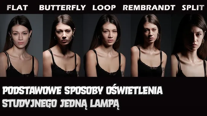 przykłady dobrego i złego oświetlenia na zdjęciu portretowym