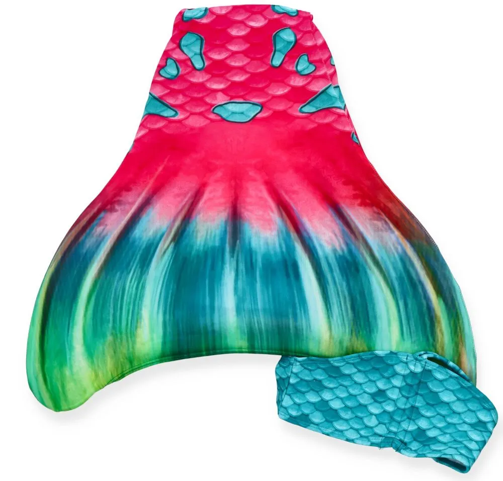 r&oacute;żne rodzaje ogon&oacute;w syrenich materiałowy neoprenowy silikonowy