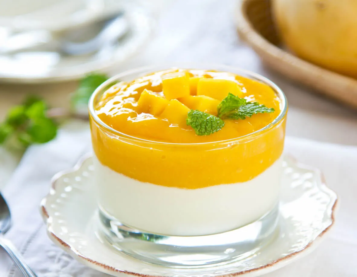 Mango Joghurt Dessert Toppings